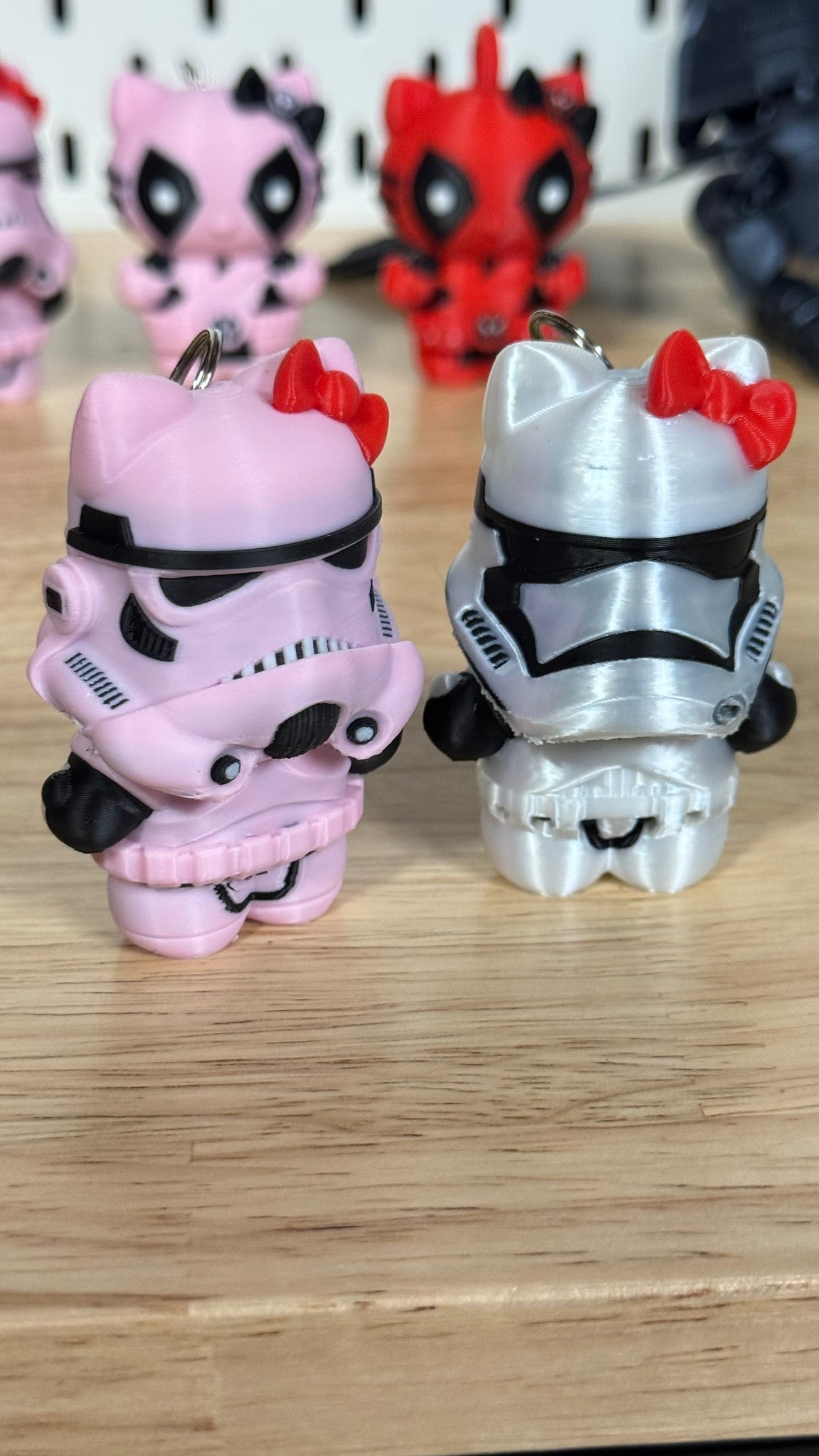 Kitty themed keychain