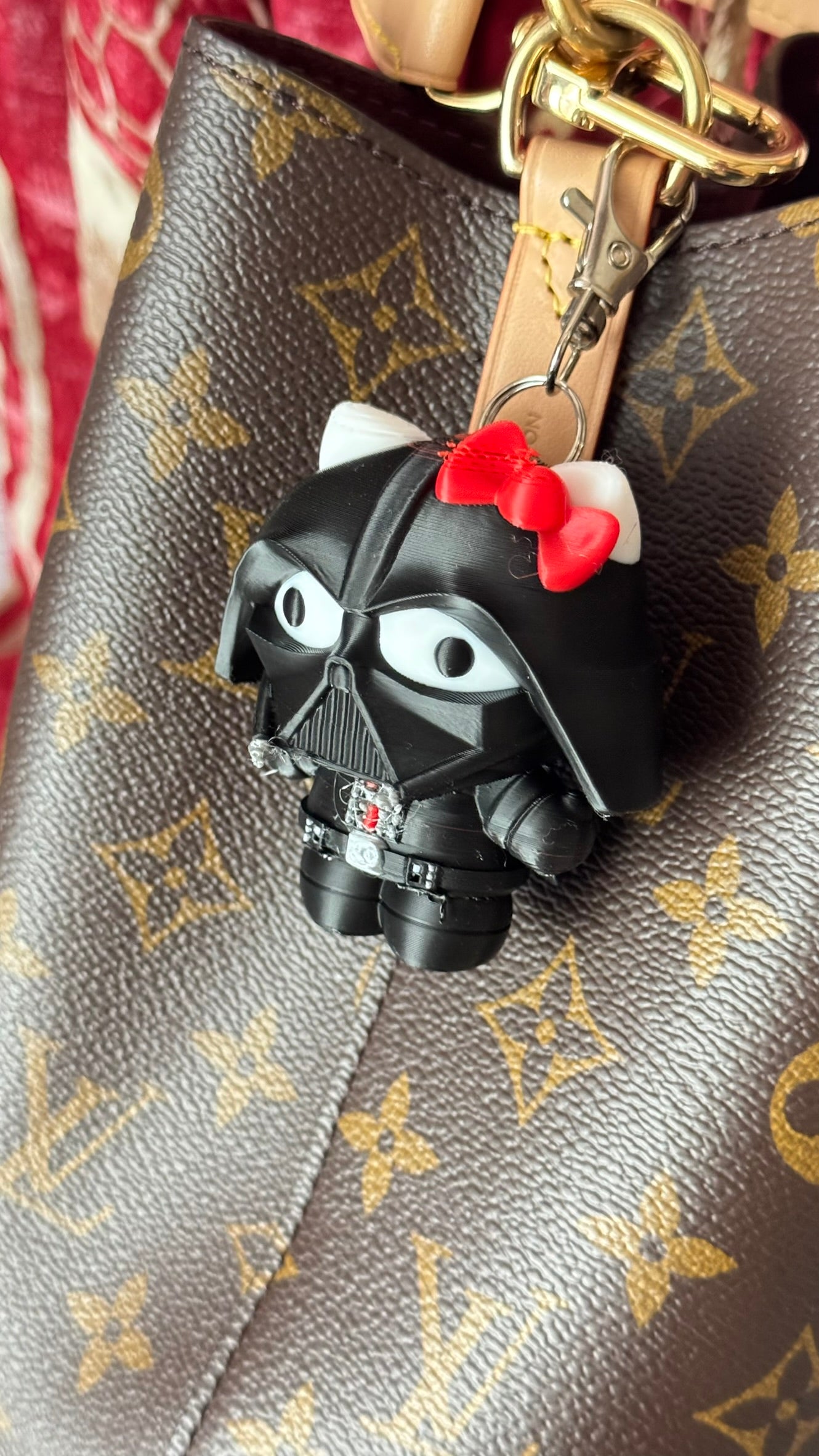 Kitty themed keychain