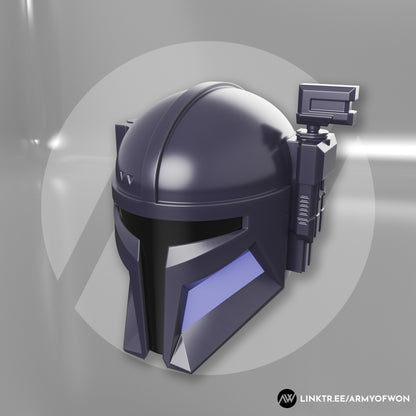 Paz Vizsla inspired Heavy Infantry Mandalorian Helmet - STL digital file