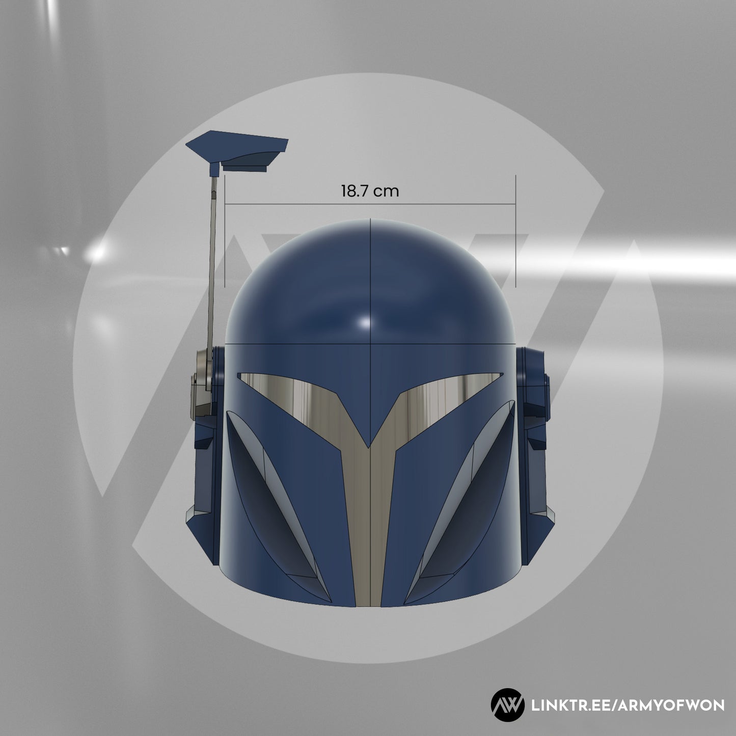 Bo Katan inspired Mandalorian Helmet - STL digital file