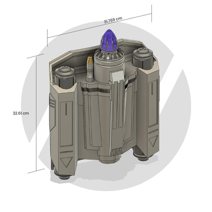 Bo Katan Inspired Jetpack from the Mandalorian - STL only for personal print