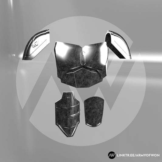 Din Djarin inspired Mandalorian armor set- STL digital file