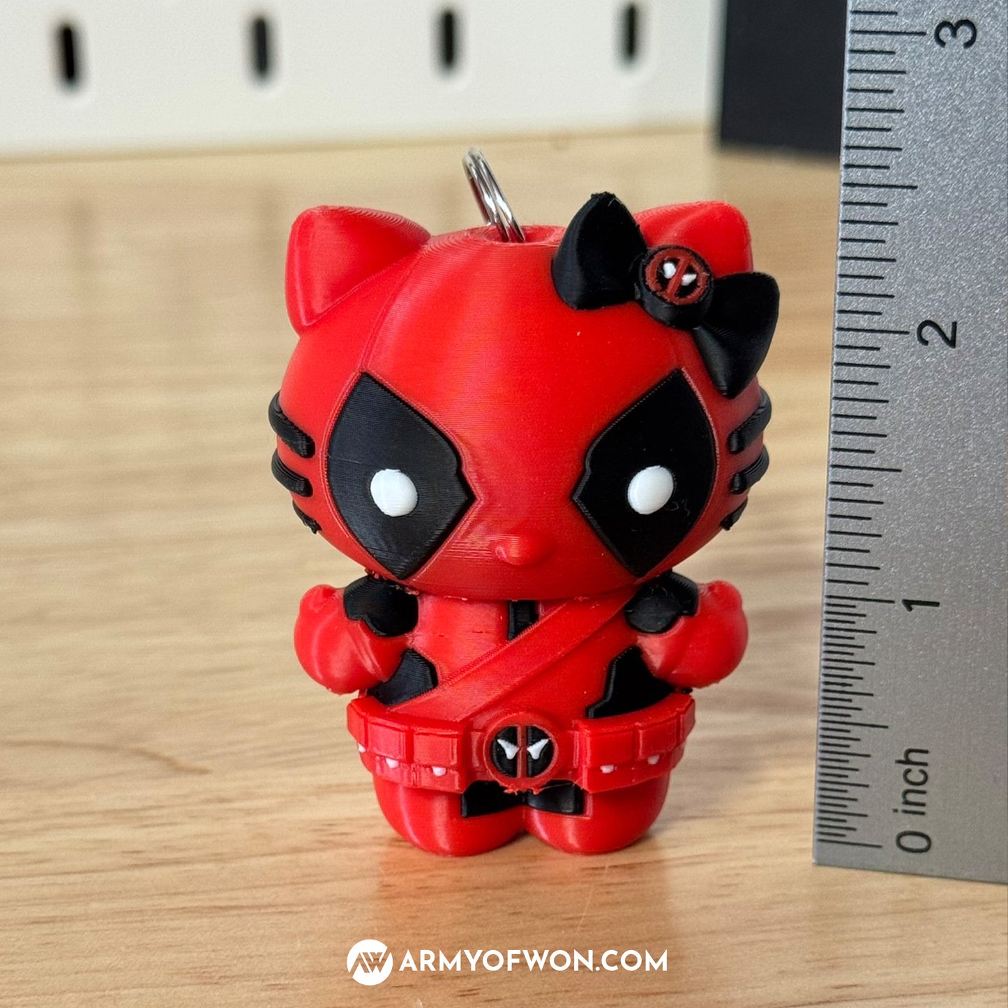 Kitty themed keychain