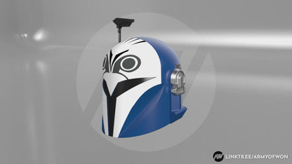 Bo Katan inspired Mandalorian Helmet - STL digital file