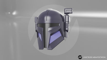 Paz Vizsla inspired Heavy Infantry Mandalorian Helmet - STL digital file