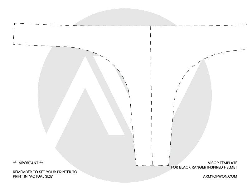 Black Power Ranger inspired Mandalorian Helmet - STL digital file