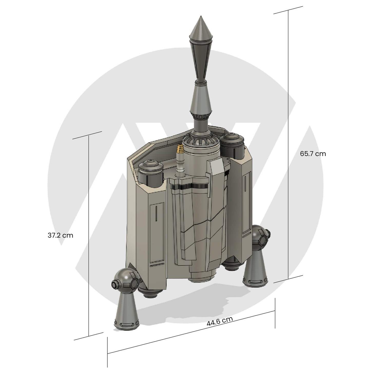 Boba Fett Inspired Jetpack from Star Wars and The Mandalorian - STL only for personal print