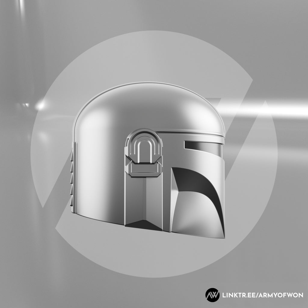 Din Djarin inspired Mandalorian Helmet - STL digital file