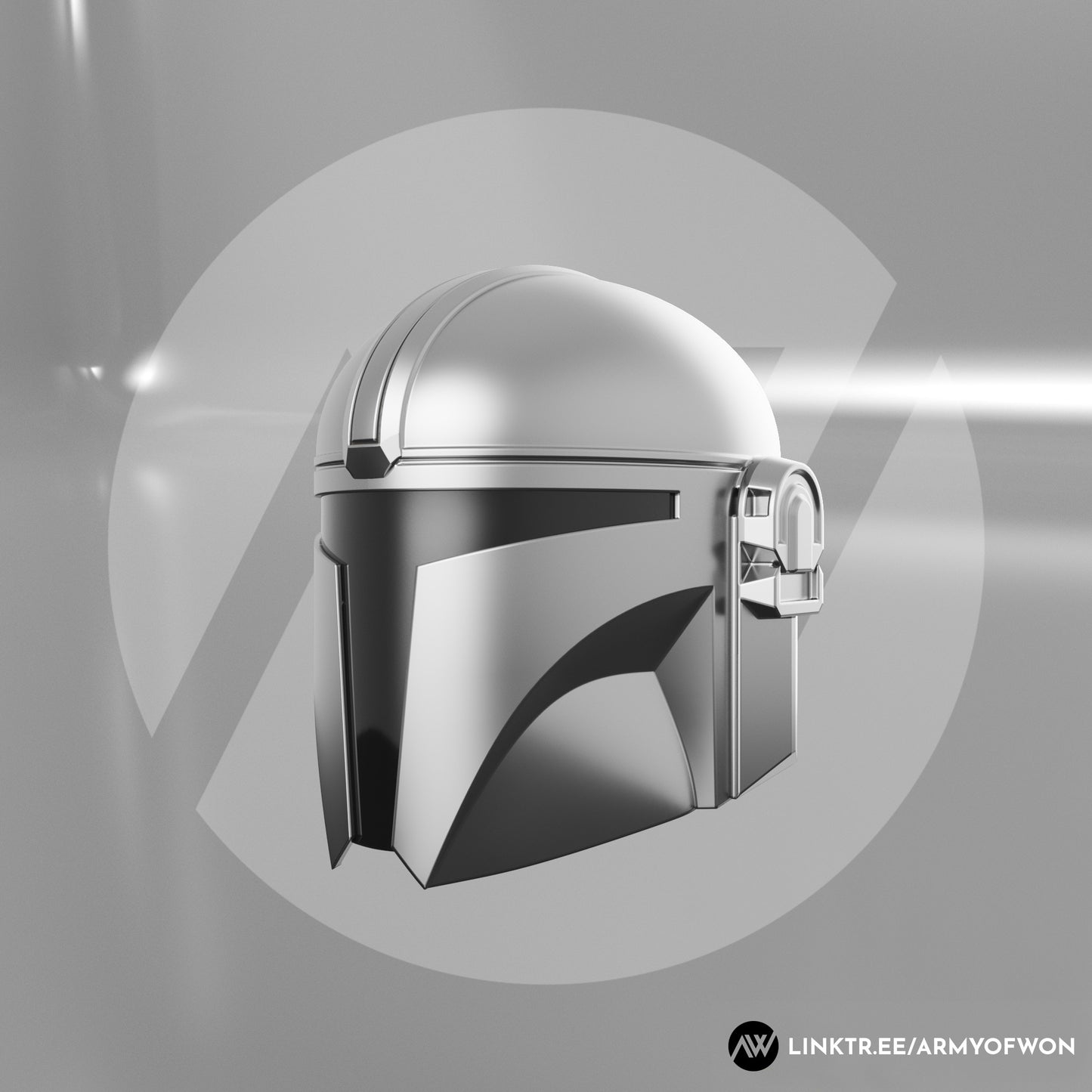 Din Djarin inspired Mandalorian Helmet - STL digital file