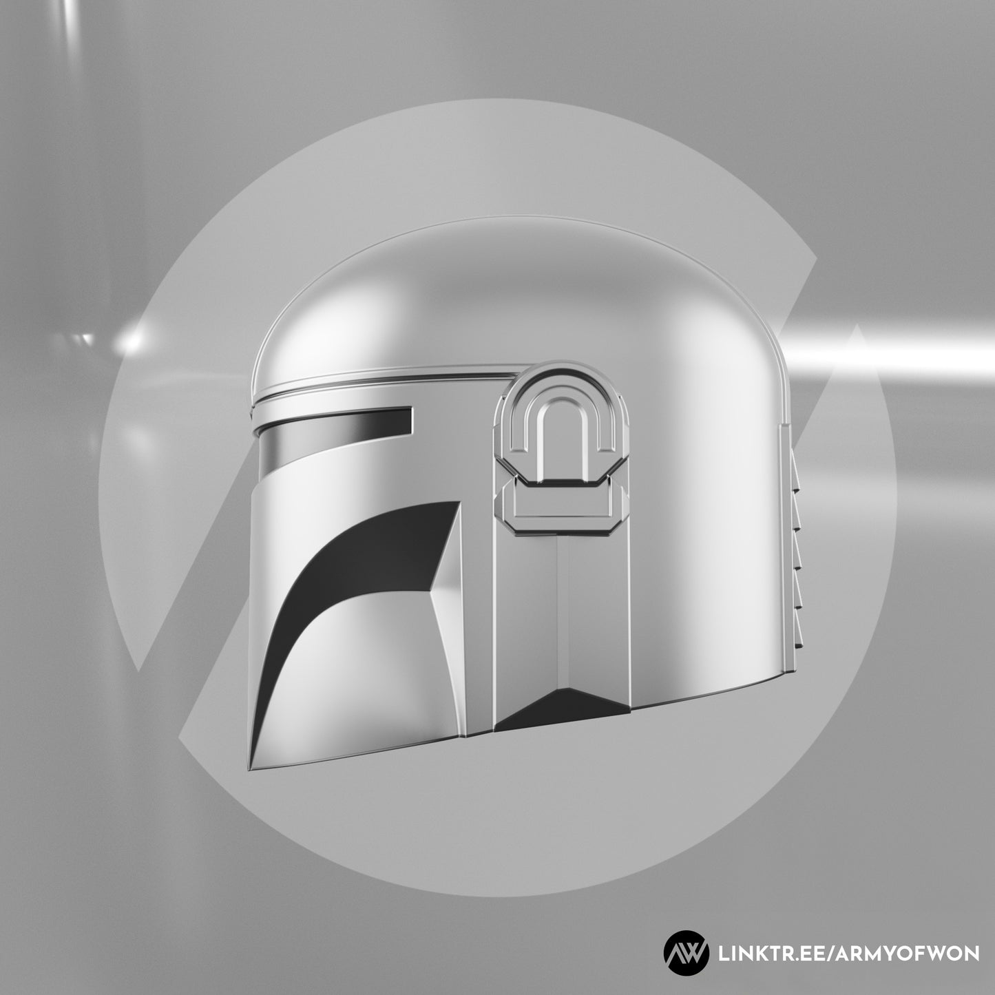 Din Djarin inspired Mandalorian Helmet - STL digital file