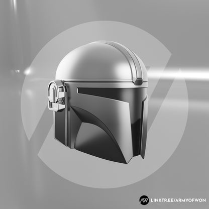 Din Djarin inspired Mandalorian Helmet - STL digital file