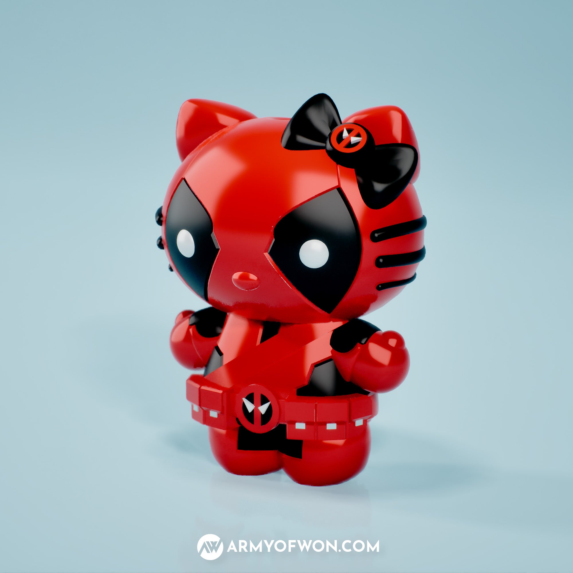 Kitty themed keychain