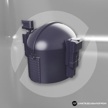 Paz Vizsla inspired Heavy Infantry Mandalorian Helmet - STL digital file