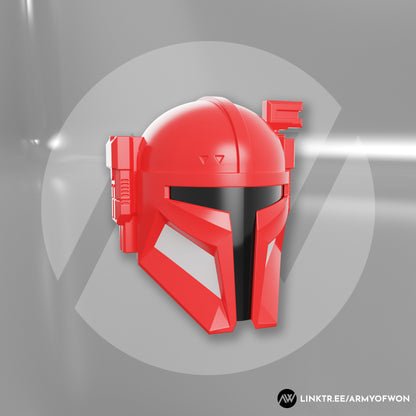 Paz Vizsla inspired Heavy Infantry Mandalorian Helmet - STL digital file