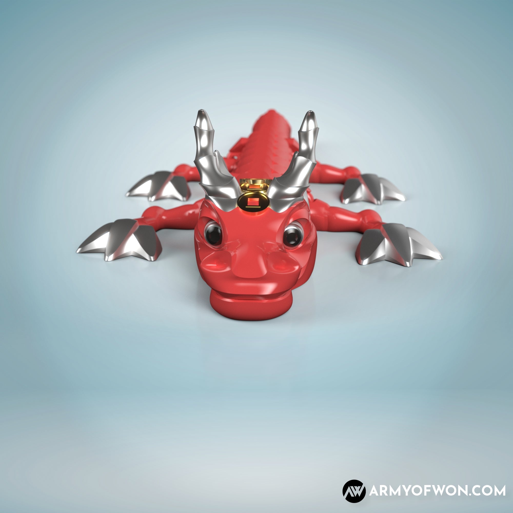 Baby Dragon - full articulate, print-in-place