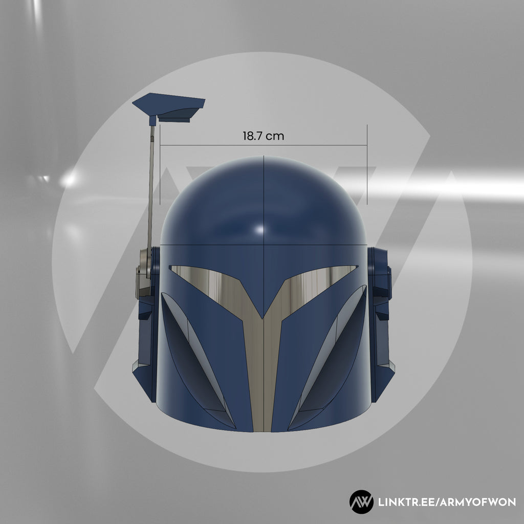 Bo Katan inspired Mandalorian Helmet - STL digital file
