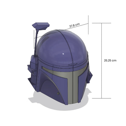 Bo Katan inspired Mandalorian Helmet - STL digital file