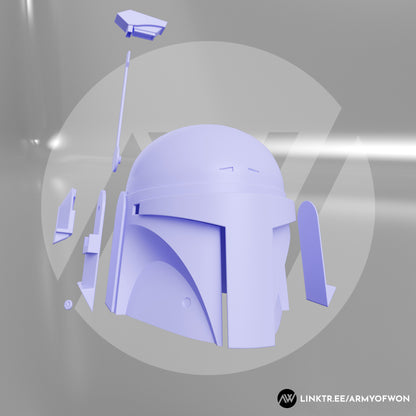 Death Watch inspired Mandalorian Helmet - STL digital file