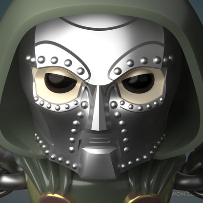 Doctor Doom inspired full articulate, print-in-place