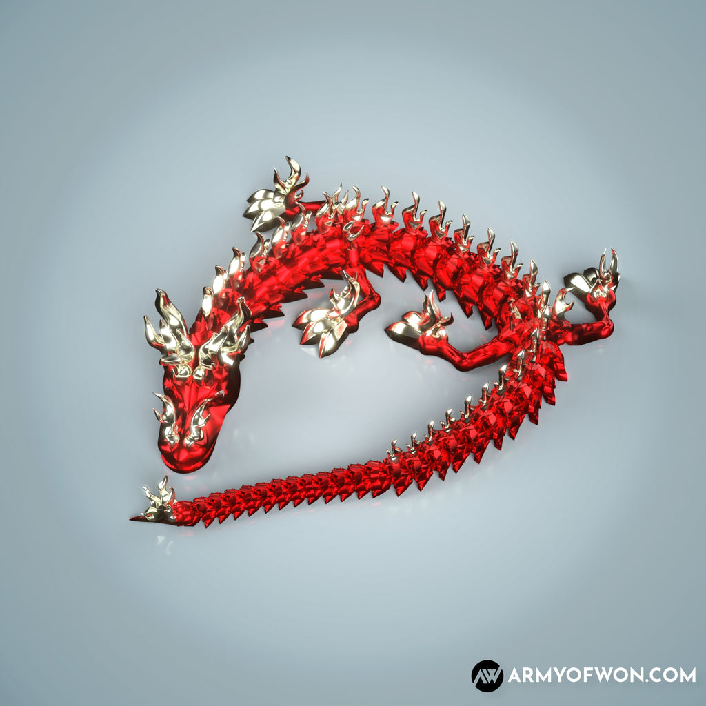 Firecatcher Dragon - full articulate, print-in-place