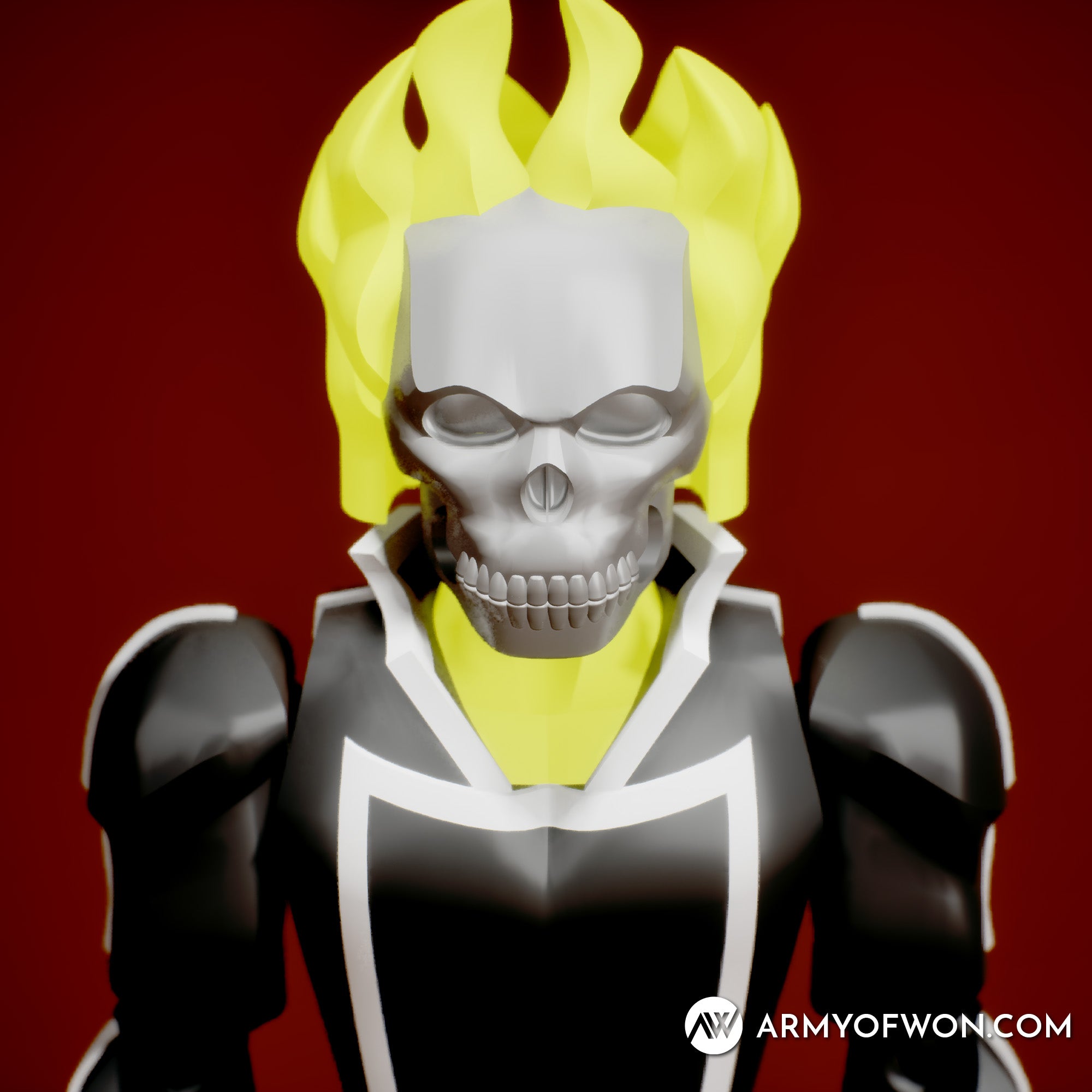 Ghost Rider flexi toy print-in-place