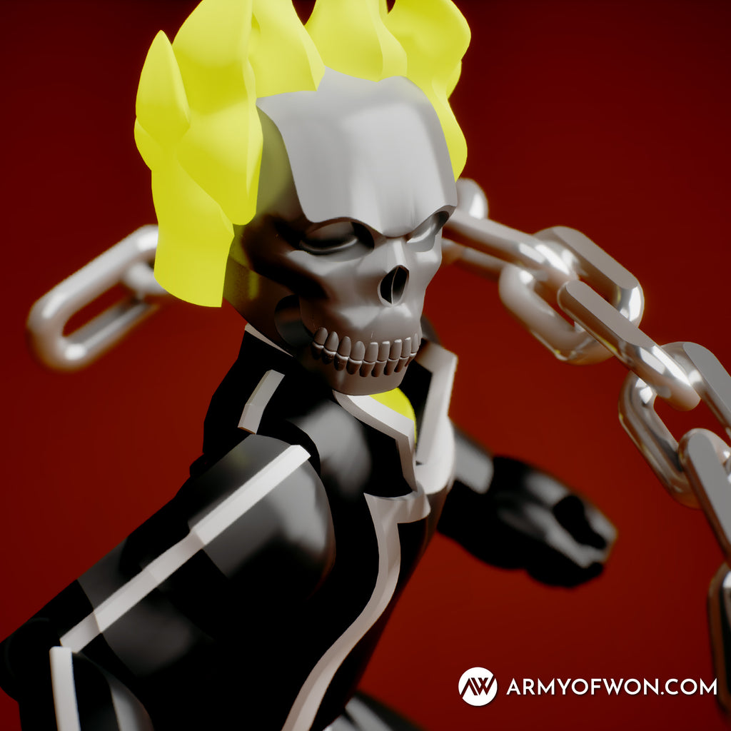 Ghost Rider flexi toy print-in-place