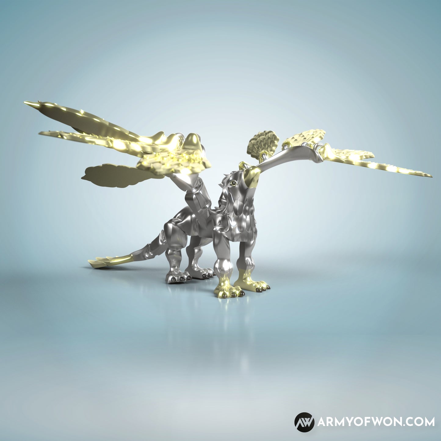 Mystical Griffin - full articulate, print-in-place