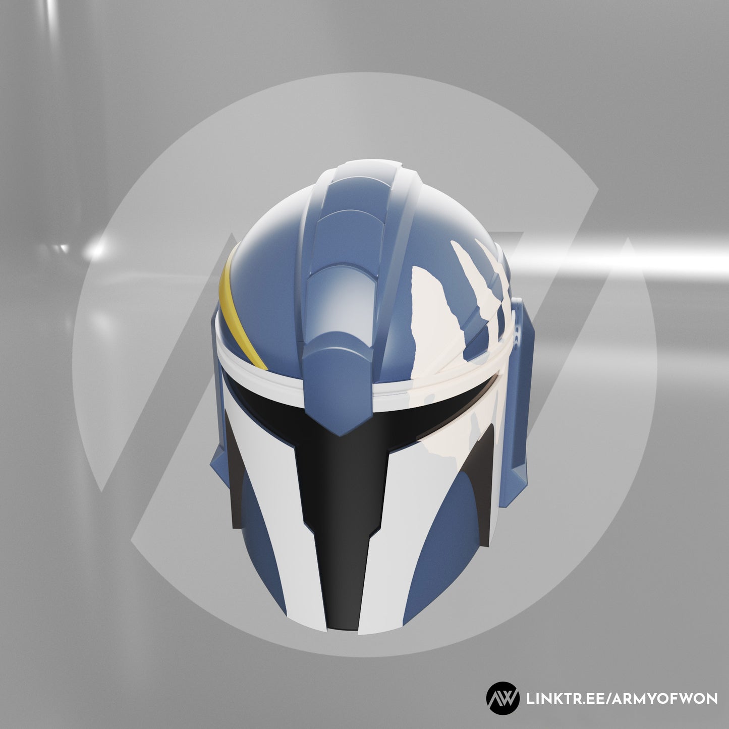 Original design Mandalorian Helmet "Scorpion" - STL digital file