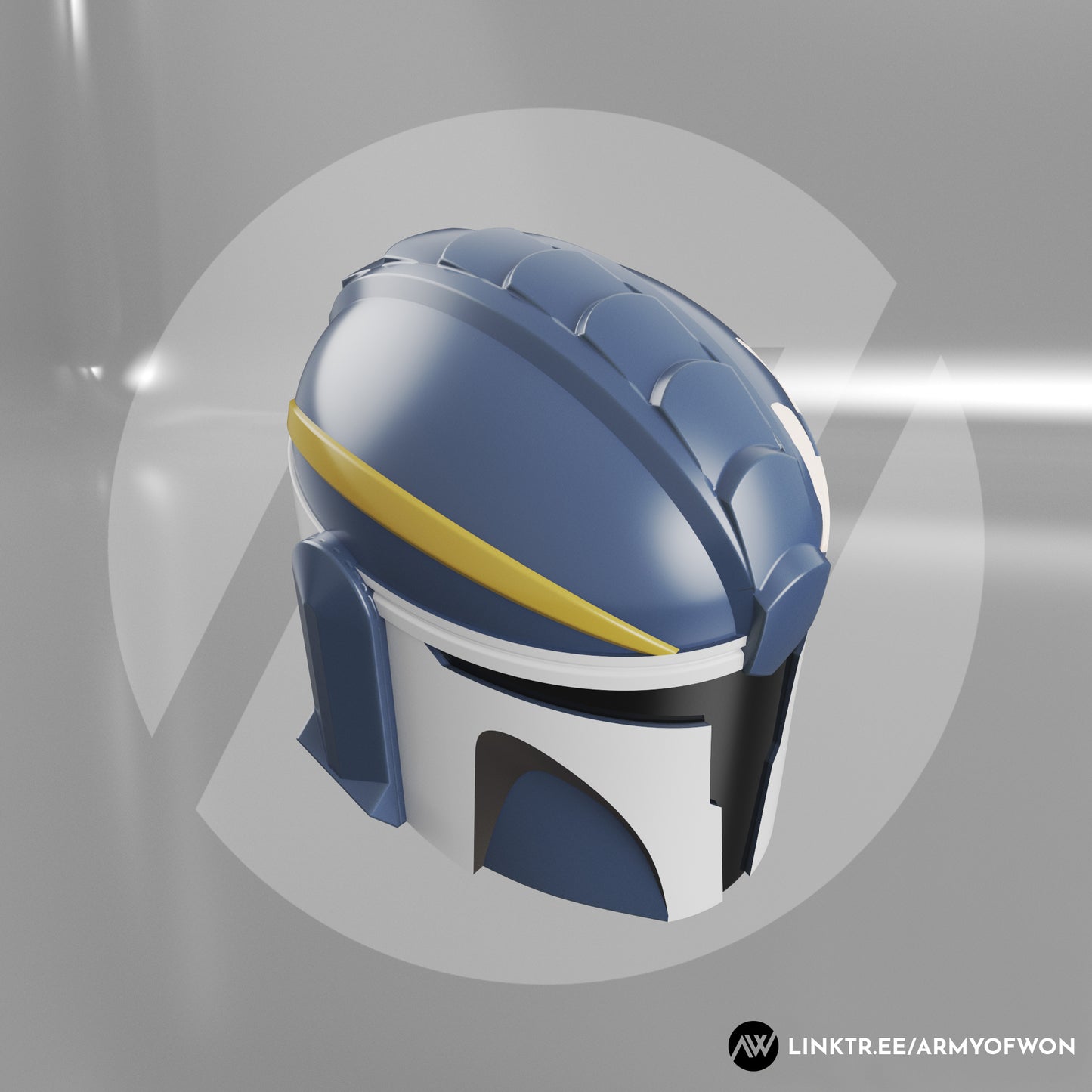 Original design Mandalorian Helmet "Scorpion" - STL digital file