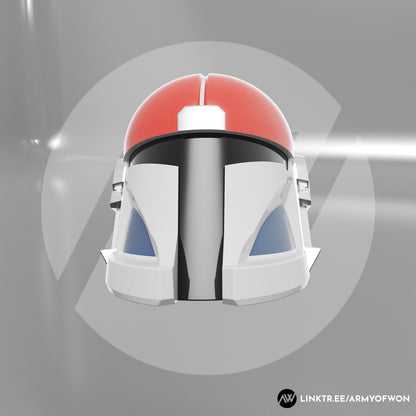 Original design Mandalorian Helmet "Star Pilot" - STL digital file