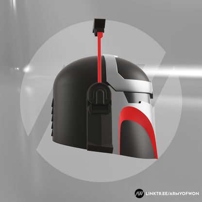 Original design Mandalorian Helmet "Punisher" - STL digital file