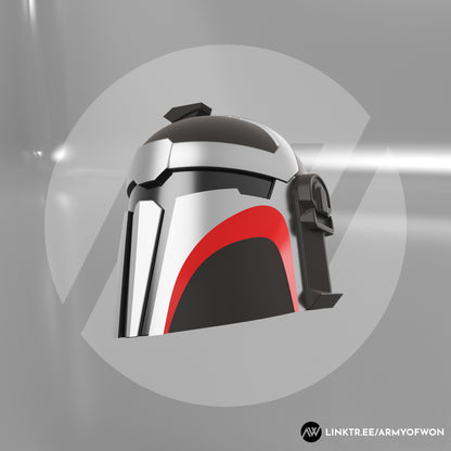 Original design Mandalorian Helmet "Punisher" - STL digital file