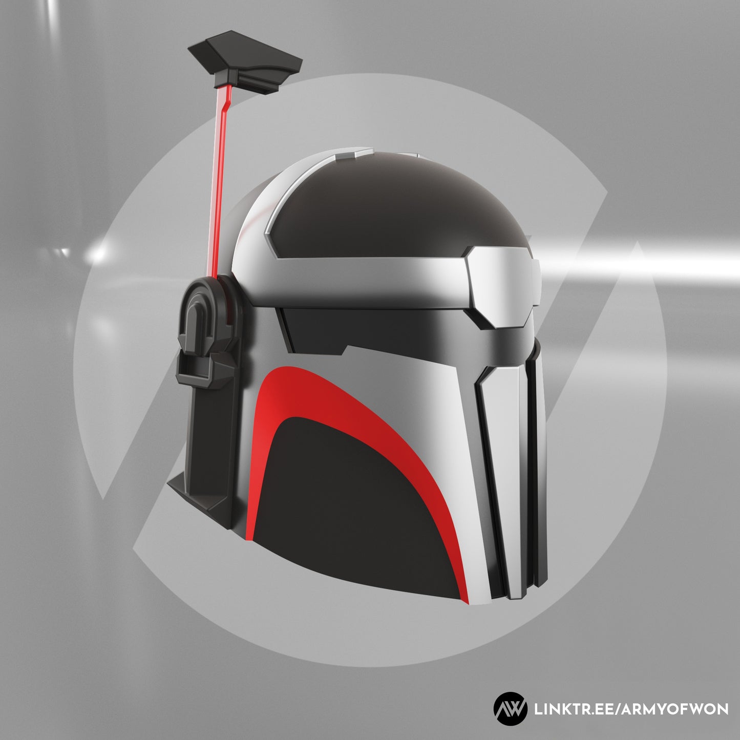 Original design Mandalorian Helmet "Punisher" - STL digital file