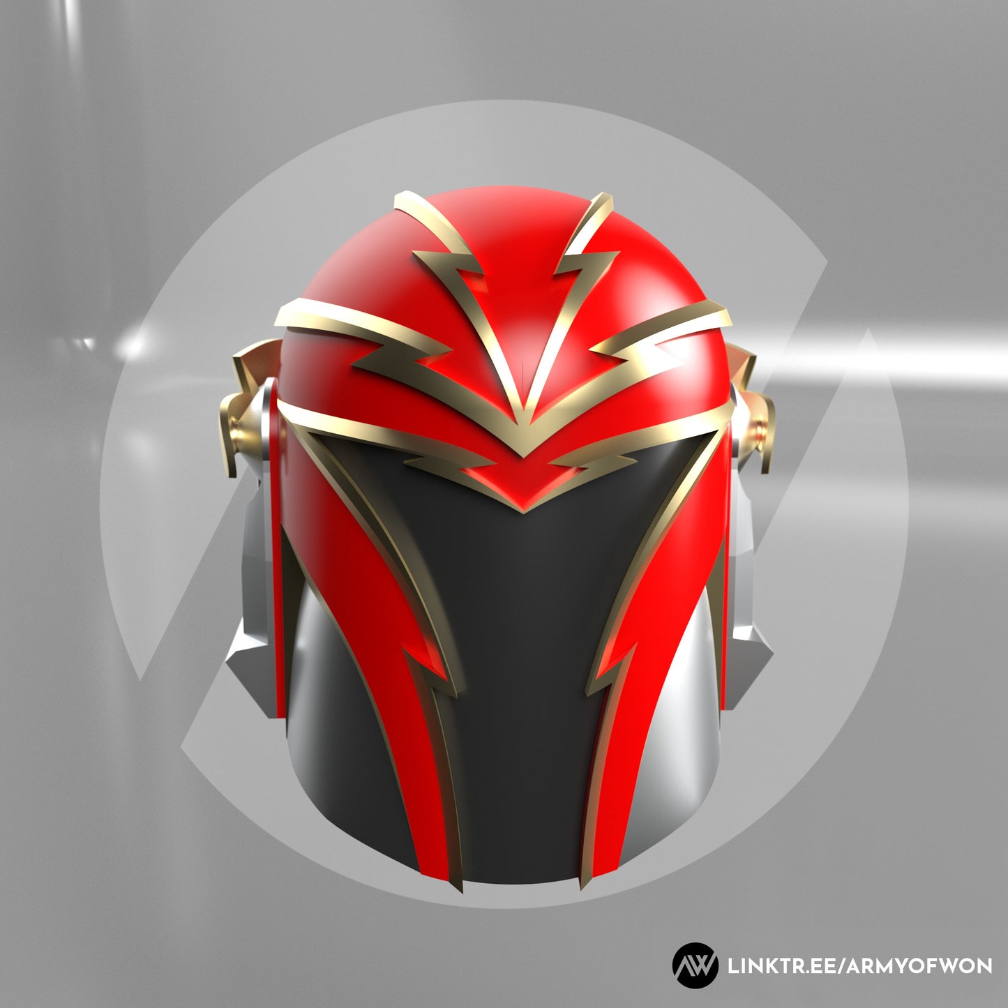 Original design Mandalorian Helmet "Flashy" - STL digital file