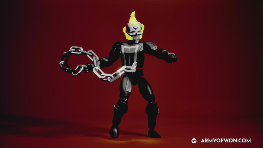 Ghost Rider Robbie Reyes flexi toy print-in-place