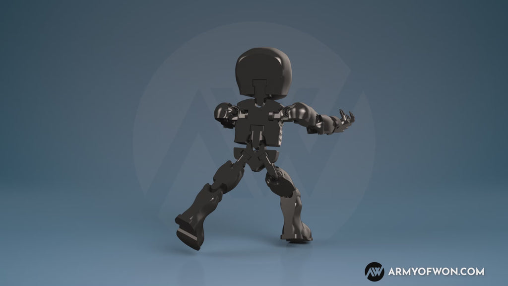 Venom full articulate, print-in-place