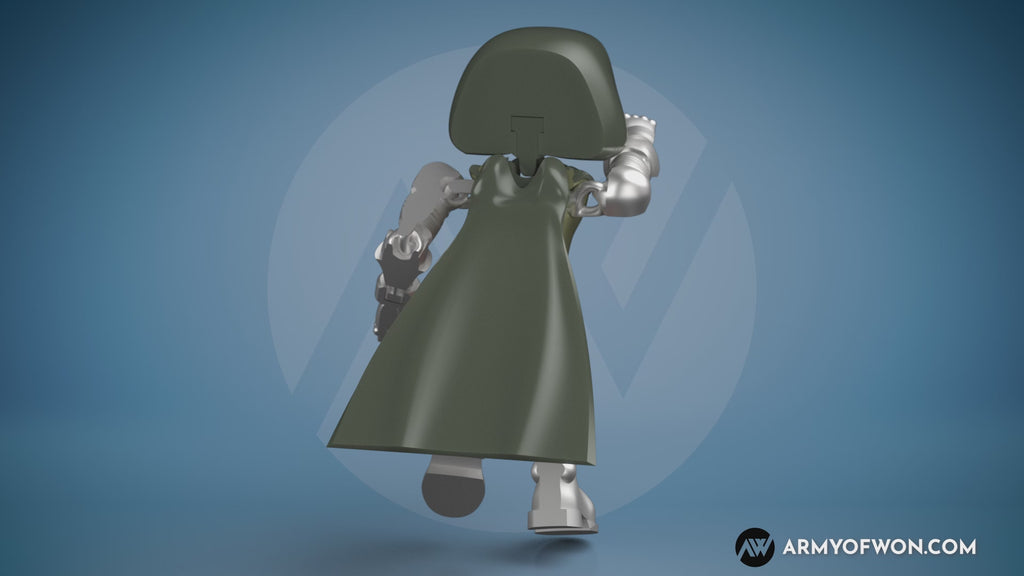 Doctor Doom inspired full articulate, print-in-place