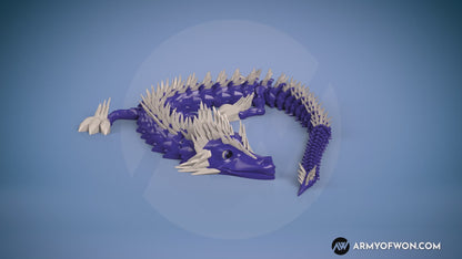 Icecatcher Dragon - full articulate, print-in-place