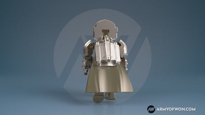 Mandalorian Din Djarin - full articulate, print-in-place