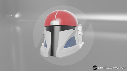 Original design Mandalorian Helmet "Star Pilot" - STL digital file