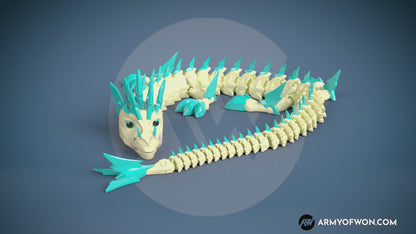 Stormcatcher Dragon - full articulate, print-in-place