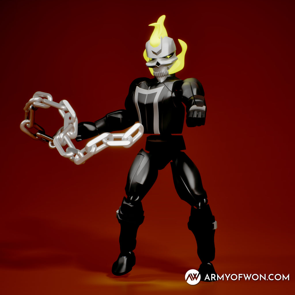 Ghost Rider Robbie Reyes flexi toy print-in-place
