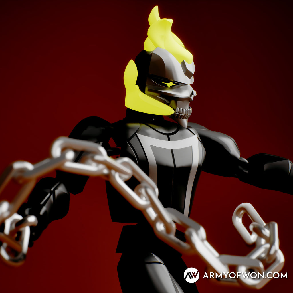 Ghost Rider Robbie Reyes flexi toy print-in-place