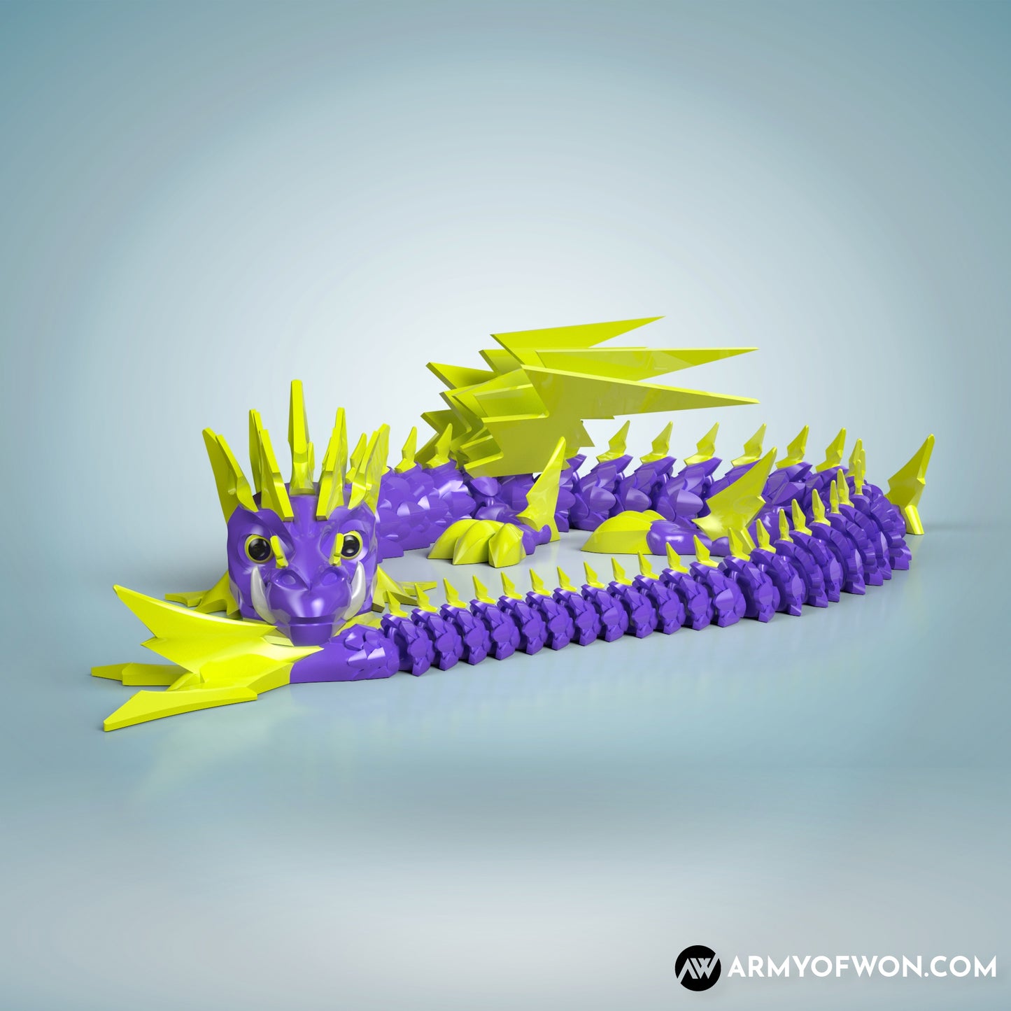 Stormcatcher Dragon - full articulate, print-in-place