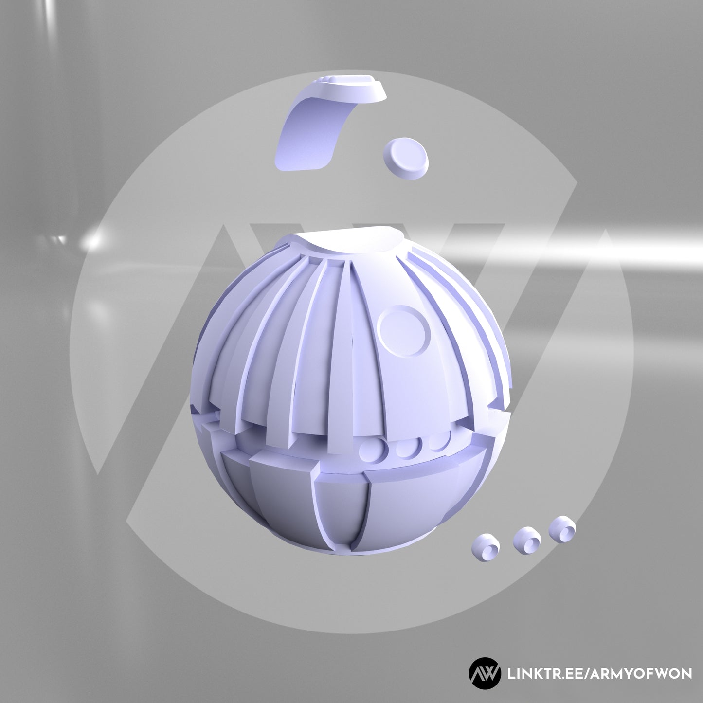 Star Wars inspired Thermal Detonator - STL only for personal print