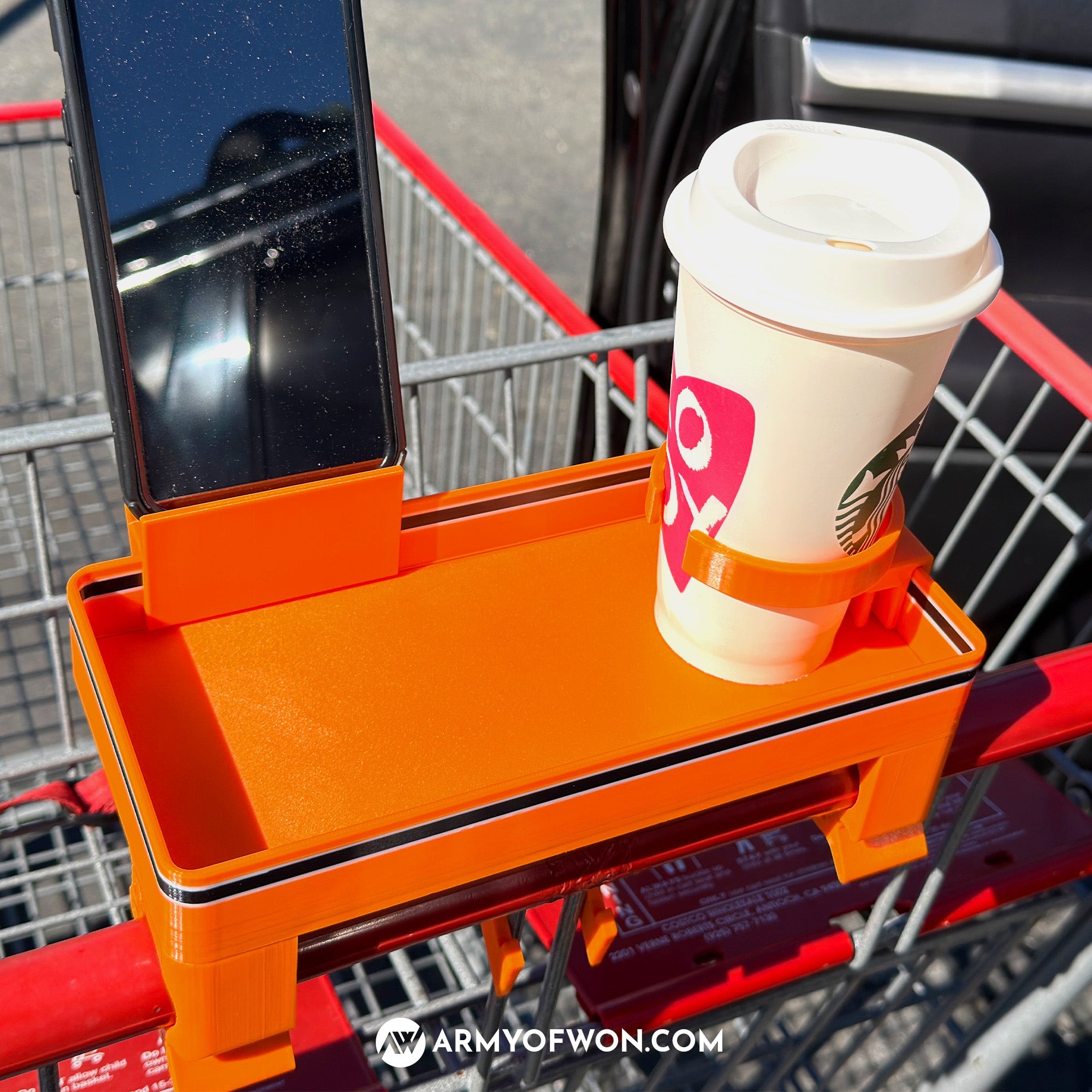 Shopping cart tray - made to order