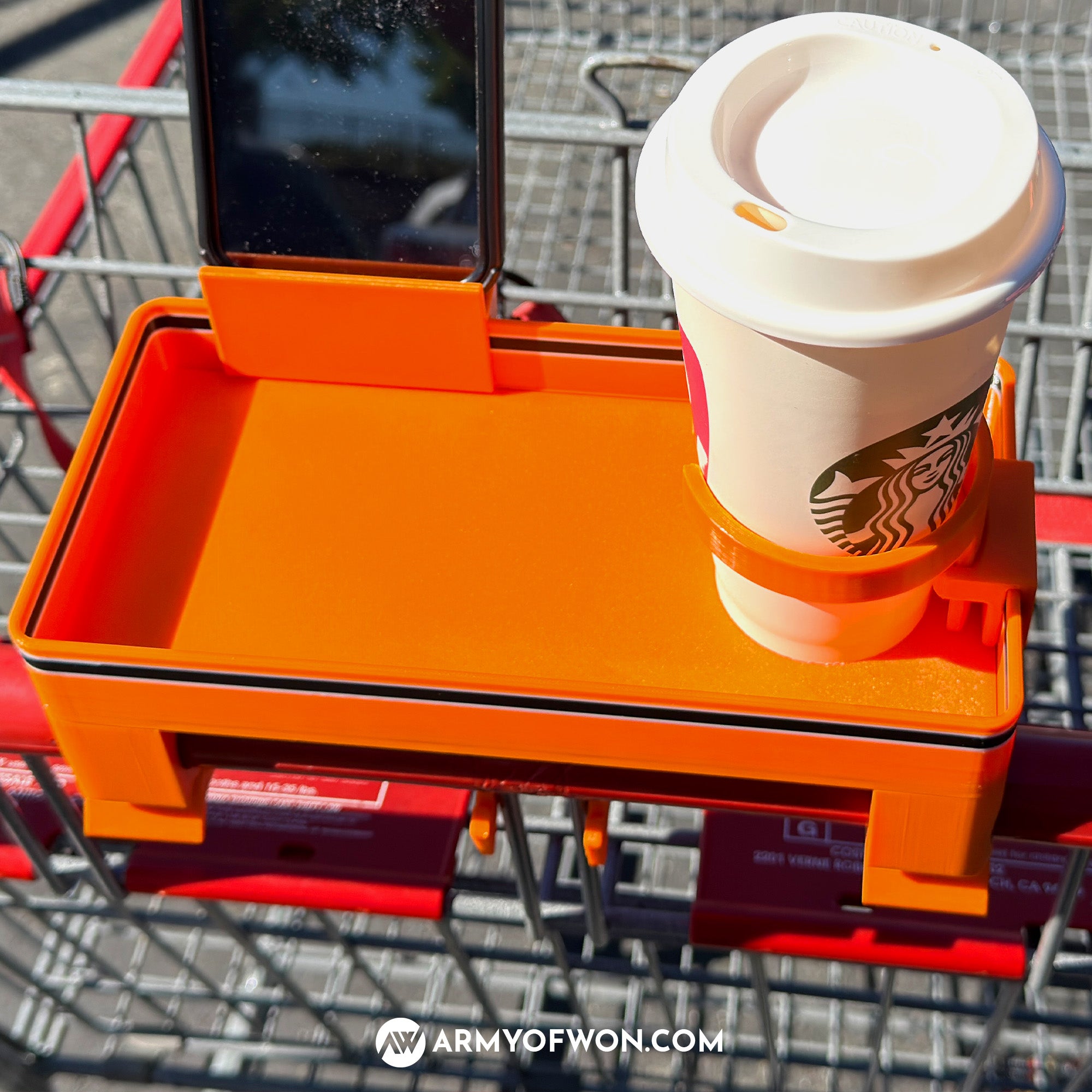 Shopping cart tray - made to order