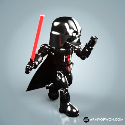 Darth Vader inspired flexi toy - full articulate, print-in-place