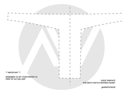 Death Watch inspired Mandalorian Helmet - STL digital file